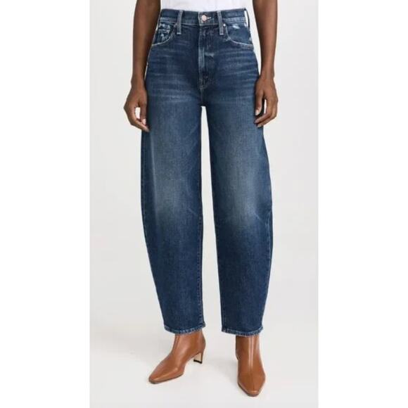 MOTHER Denim - Mother Denim The Fangirl Flood Jeans Barrel Wide Leg Yee Haw 26